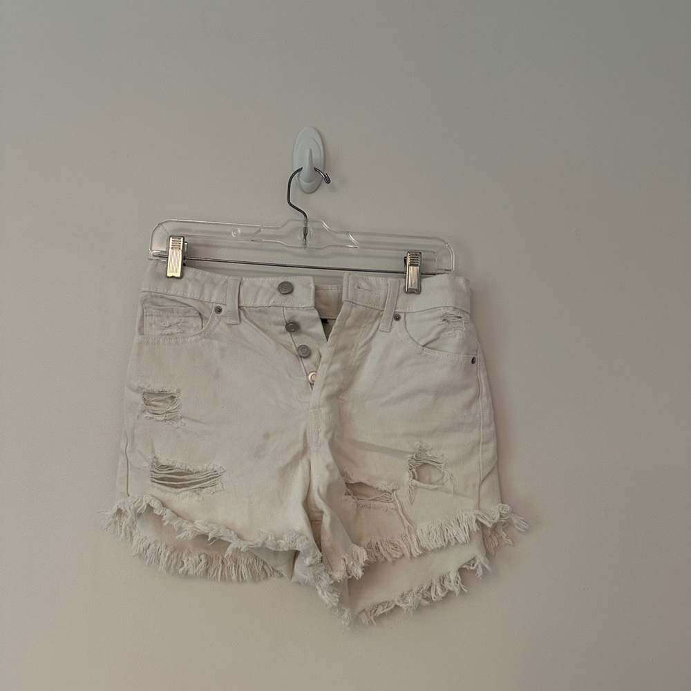 Target White Jean Shorts